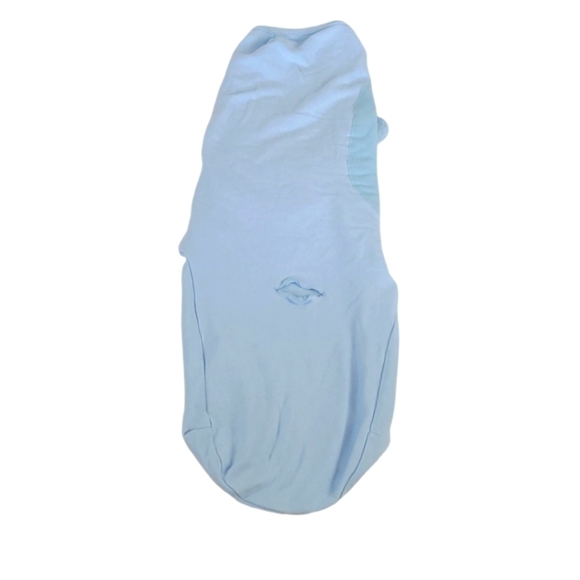 Baby Cotton Swaddle Sleep Wrap Blue - Picture 3 of 8